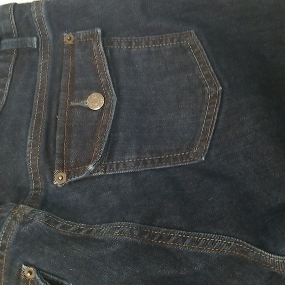 Banana Republic low rise bootcut jeans in dark wash size 10 - Picture 4 of 10